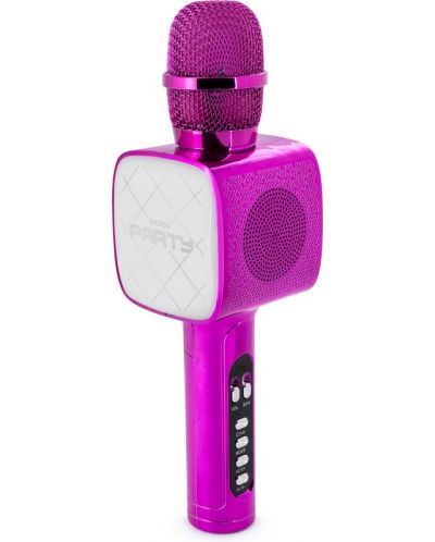 Microfon Bigben - cu efecte, fără fir, roz - 3
