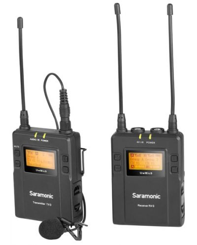 Microfon Saramonic - UwMic9 Kit1 UHF, wireless, negru	 - 2