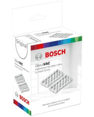 Lavete din microfibră Bosch - GlassVAC, 2 x 110 mm, 2 buc - 2