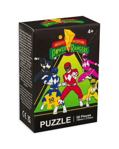 Mini puzzle de 50 de piese - Power Rangers - 1