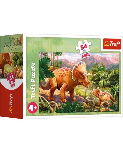 Mini puzzle Trefl din 54 de piese - Dinosaurs, sortiment - 5