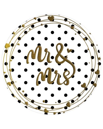Placa-felicitare - Mr & Mrs - 1