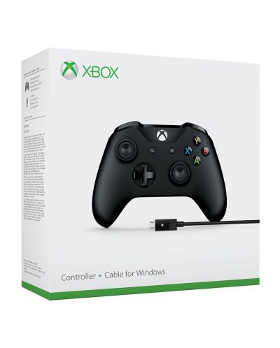 Controller Microsoft - Xbox One Wireless Controller + cablu pentru PC - 6