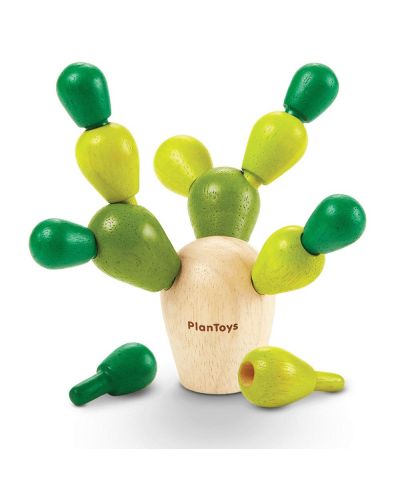 Mini joc de echilibru PlanToys - Cactus - 1