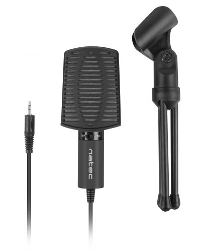 Microfon Natec - ASP, negru - 3