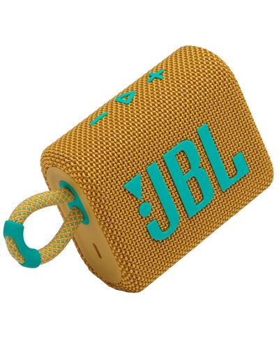Mini boxa portabila JBL - Go 3, impermeabila, galbena - 1