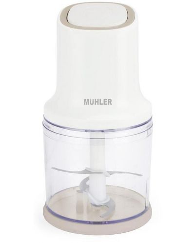 Mini tocator Muhler - MCH-411, 500 ml, 400W, alb - 1