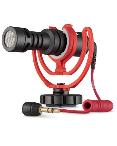 Microfon Rode - VideoMicro, negru/roșu - 1