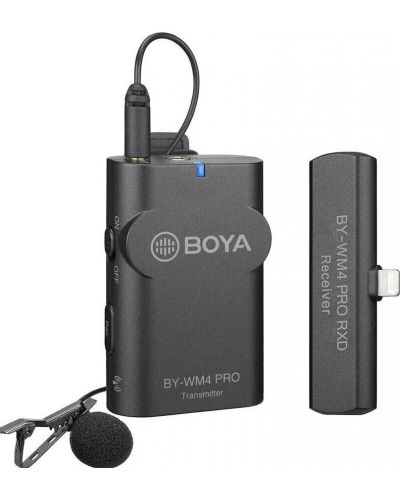 Sistem de microfon Boya - BY-WM4 Pro K3, wireless, negru - 1