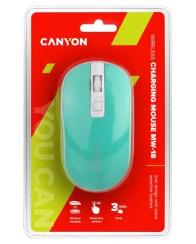 Mouse Canyon - MW-18, optic, fără fir, albastru - 5