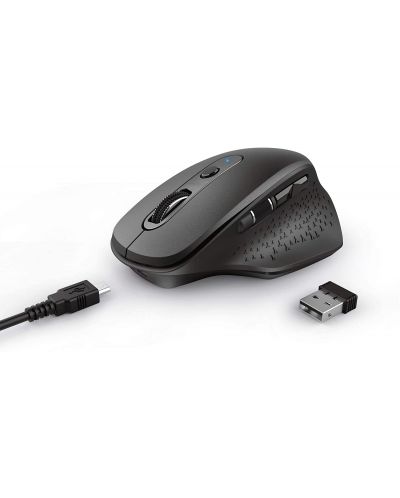 Mouse Trust - Ozaa, optic, wireless, negru - 2