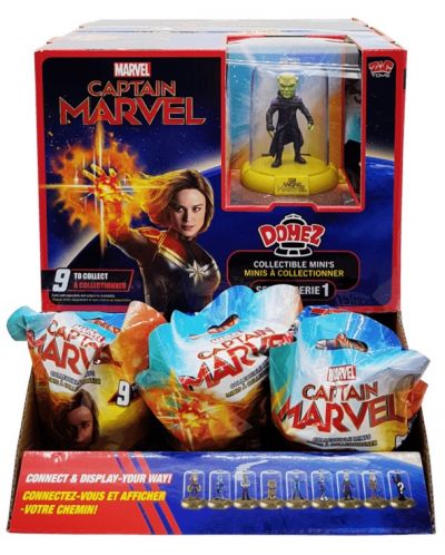 Mini figurina Jaswares: Domez Marvel - Captain Marvel, sortiment - 1