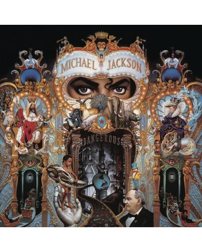 Michael Jackson - Dangerous, Limited Edition (Red & Black Swirl Vinyl) - 1