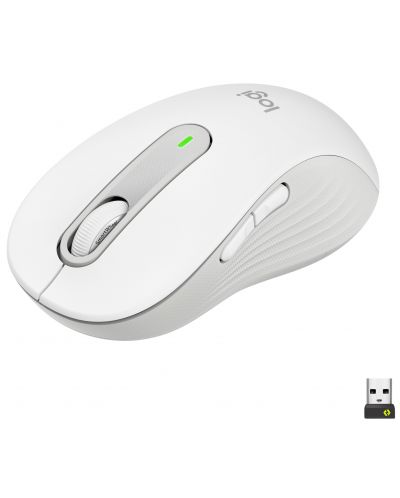 Mouse Logitech - Signature M650 L, optic, wireless, alb - 1