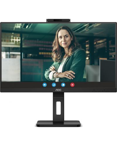 Monitor AOC - 24P3CW, 23.8'', FHD, IPS, Anti-Glare, USB hub, negru  - 1