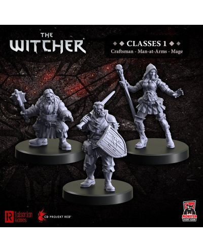Мodel The Witcher: Miniatures Classes 1 (Mage, Craftsman, Man-at-Arms) - 5