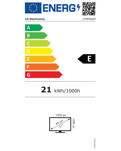 Monitor LG - 27MP60G-B, 27'', FHD, IPS, Anti-Glare, negru - 5