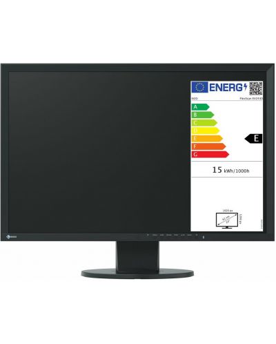 Monitor EIZO - FlexScan EV2430, 24.1", UXGA, IPS, Anti-Glare, negru - 2