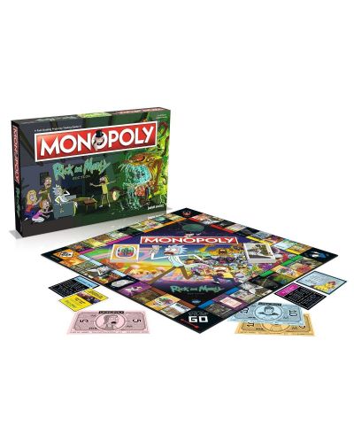 Joc de societate  Hasbro Monopoly - Rick and Morty Edition - 2