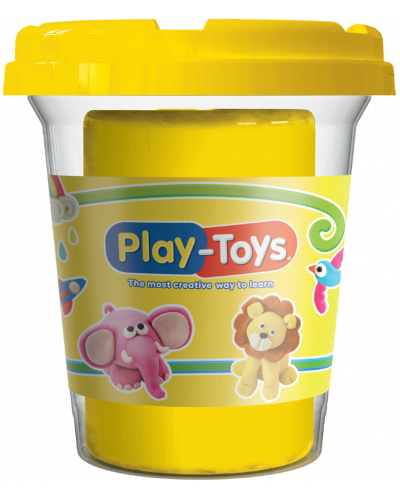 Plastilina Play-Toys - 100 g, sortiment - 3