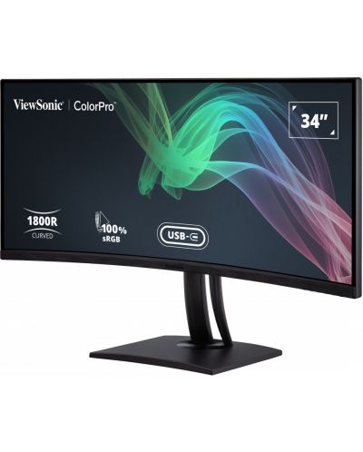 Monitor ViewSonic - ColorPro VP3481A, 34'', UWQHD, VA, USB Hub, Curved - 2