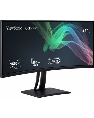 Monitor ViewSonic - ColorPro VP3481A, 34'', UWQHD, VA, USB Hub, Curved - 3