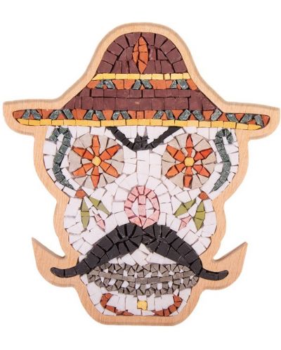Mozaic Neptune Mosaic - Craniu mexican, cu mustață - 1