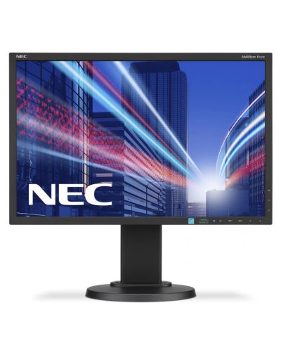 Monitor NEC - MultiSync E223W, 22", WSXGA+, LED, negru - 1