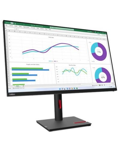 Monitor Lenovo - ThinkVision T32p-30, 31.5'', IPS, 4K, Anti-Glare - 2