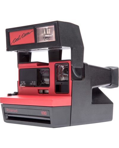 Aparat foto instantaneu Polaroid - 600 Cool Cam, recondiționat, roșu - 2
