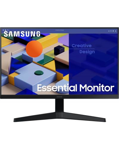 Monitor Samsung - Essential S31C 24C314, 24'', FHD, IPS, negru - 1