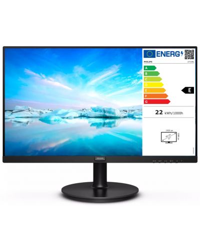 Monitor Philips - 271V8L, 27", VA, 75Hz, IPS, Anti-Glare, negru - 2