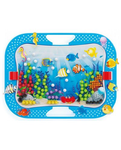 Mozaic Quercetti - Ocean Fun Fish and Pegs, 316 bucăți - 4