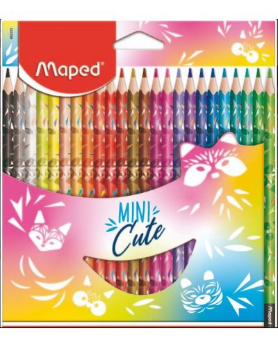Creioane Maped Mini Cute - Peps, 24 culori - 1