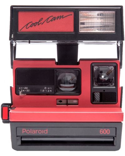 Aparat foto instantaneu Polaroid - 600 Cool Cam, recondiționat, roșu - 1