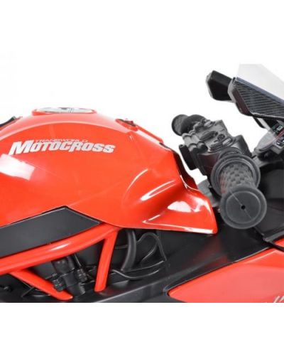 Motocicleta cu acumulator cu trei roti Moni - Ninja, rosie - 7