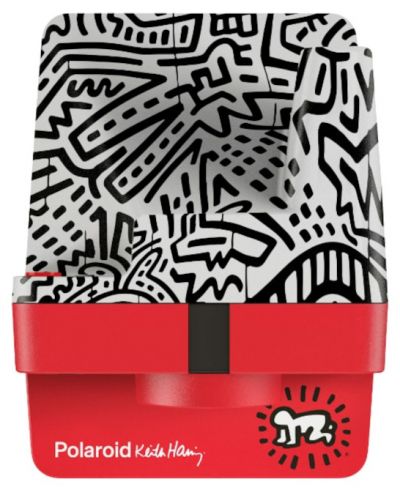Aparat foto instant Polaroid - Now, Keith Haring, roșu - 8