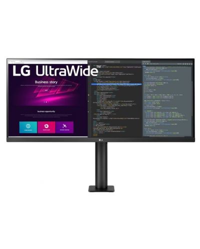 Monitor LG - 34WN780P-B, 34'', QHD, IPS, Anti-Glare, negru - 1