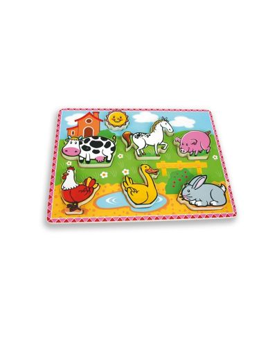Primul meu puzzle Andreu toys - Animalele din ferma - 1