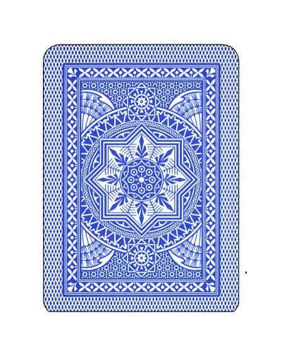 Carduri din plastic Modiano Jumbo Index - 4 Corner (albastru) - 7