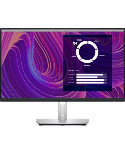 Monitor Dell - P2423D, 23.8", QHD, IPS, Anti-Glare, gri/negru - 1