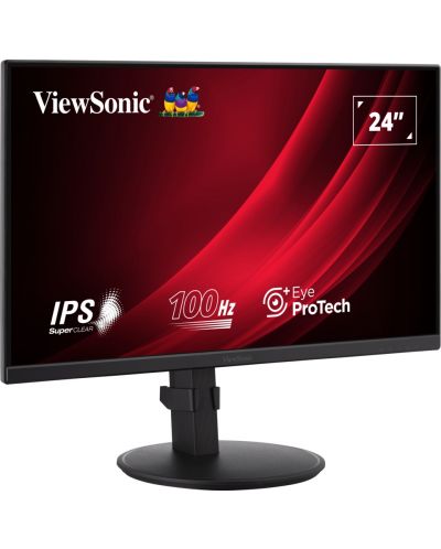 Monitor ViewSonic - VG2408A, 23.8'', FHD, IPS, USB Hub, negru  - 2