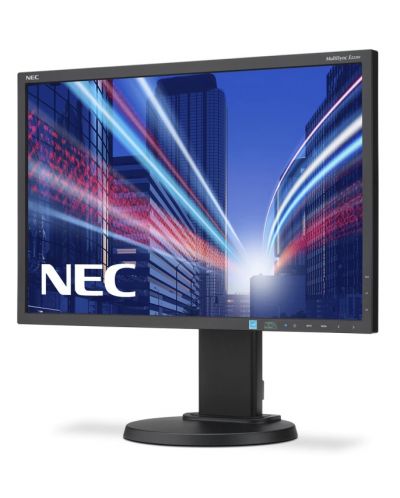 Monitor NEC - MultiSync E223W, 22", WSXGA+, LED, negru - 2