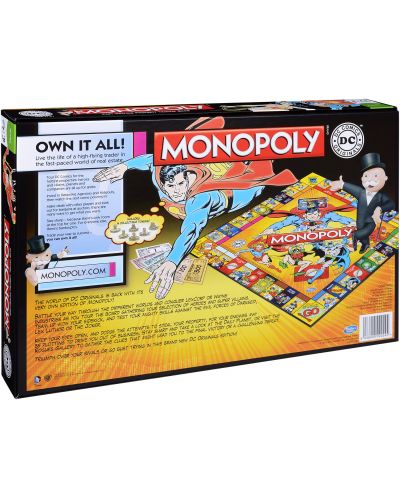 Joc de societate Hasbro Monopoly - DC Comics Originals - 2