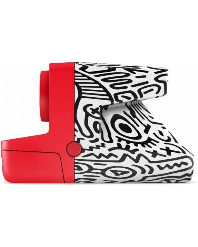 Aparat foto instant Polaroid - Now, Keith Haring, roșu - 7