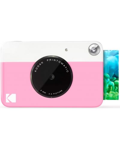 Aparat foto instant Kodak - Printomatic Camera, 5MPx, roz - 1