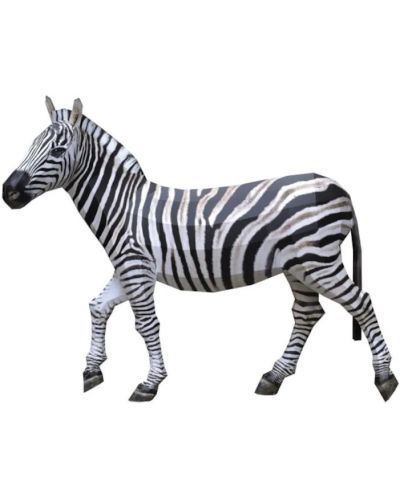 Мodel pentru asamblare din hârtie - Zebra, 34 x 46 cm - 1