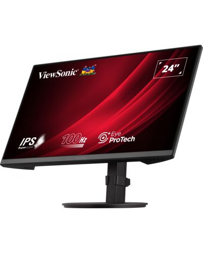 Monitor ViewSonic - VG2408A, 23.8'', FHD, IPS, USB Hub, negru  - 3