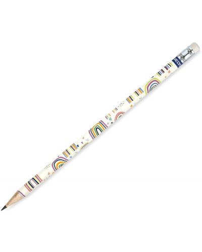 Creioane Staedtler Pattern - HB, set de 6 bucăți, cu radieră - 4
