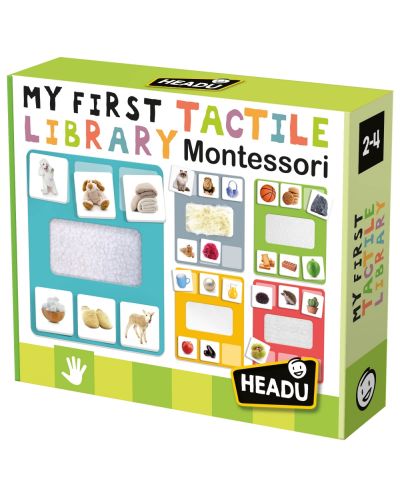 Prima mea bibliotecă tactilă Headu Montessori - 1